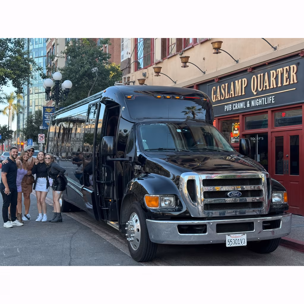 The Complete Guide to Gaslamp Quarter Pub Crawl & Nightlife Group Transportation