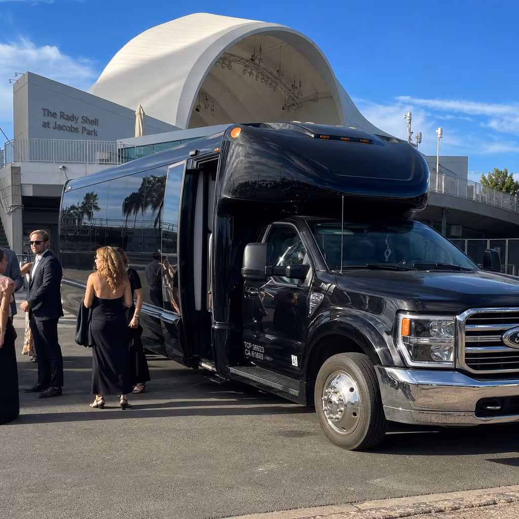 Rent a Bus to The Rady Shell at Jacobs Park