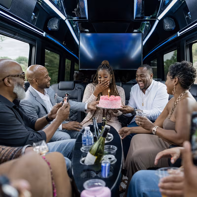 San Diego Birthday Transportation fleet vehicle