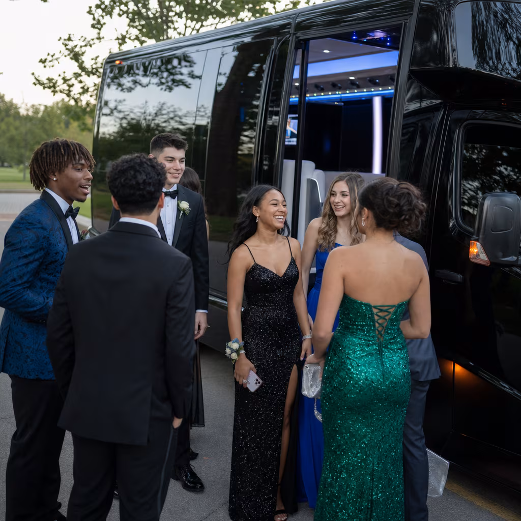 San Diego Prom Party Bus Rental