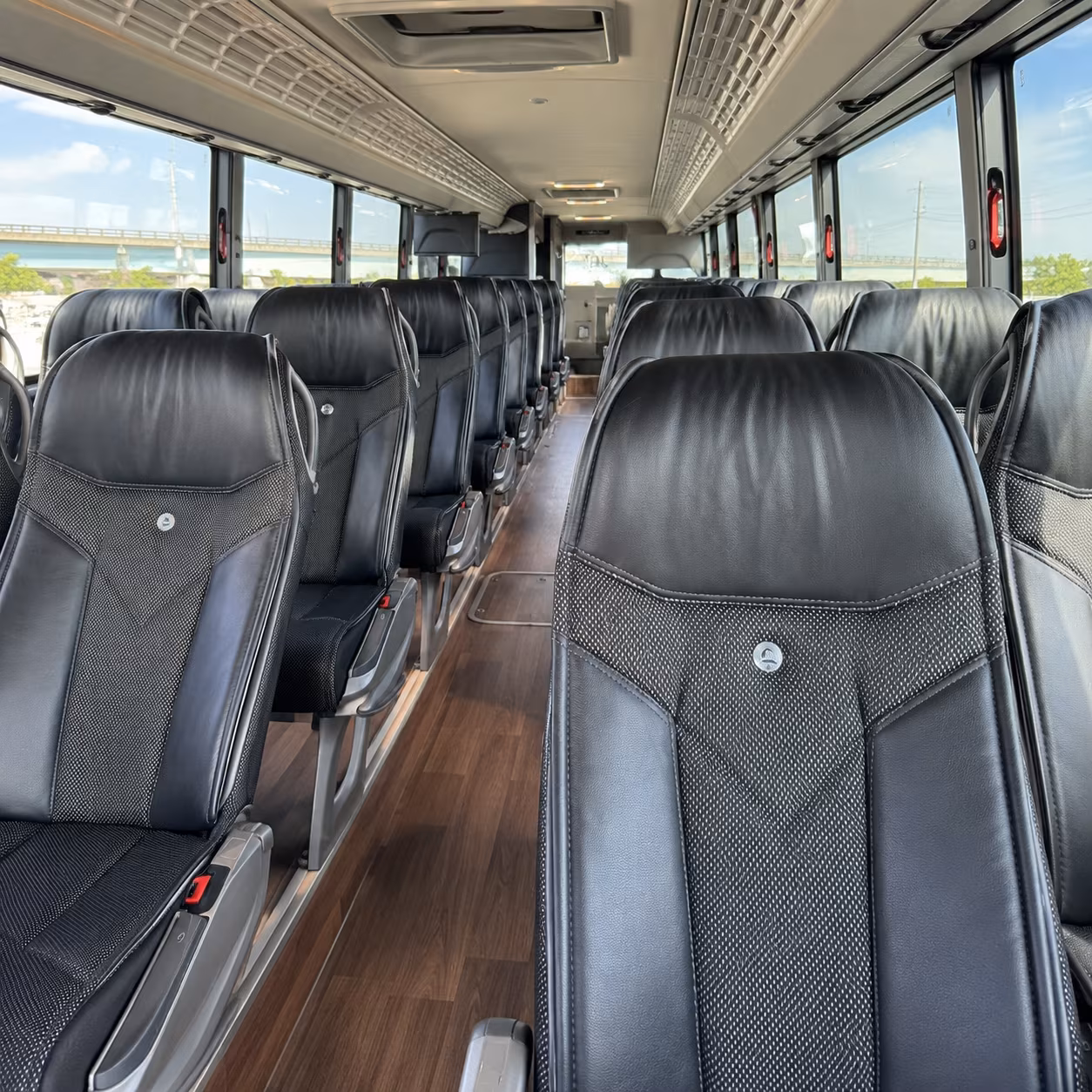 San Diego Airport Shuttle & Transportation party bus exterior