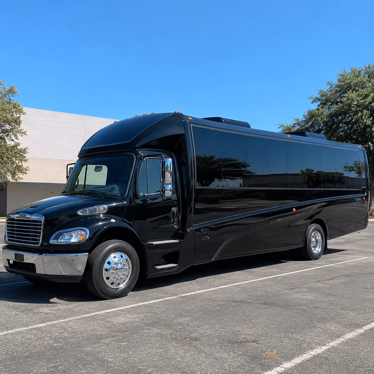 San Diego Airport Shuttle & Transportation party bus interior