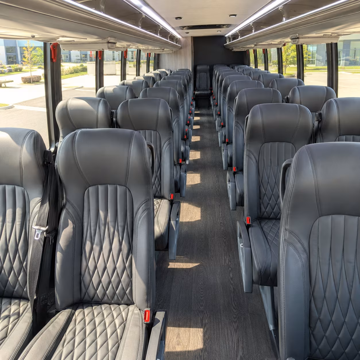 San Diego Airport Shuttle & Transportation party bus exterior