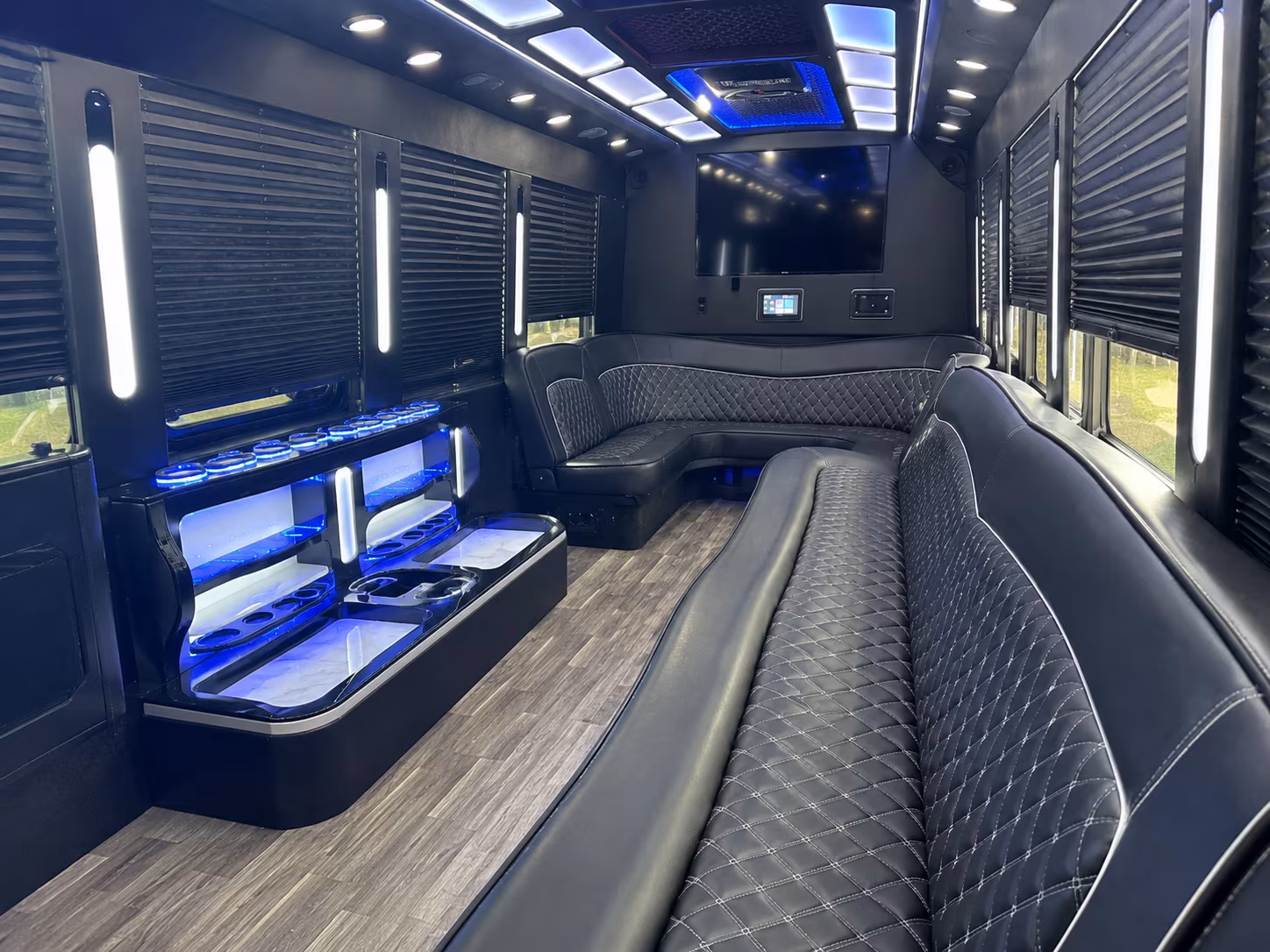 San Diego Bachelor & Bachelorette Transportation party bus exterior