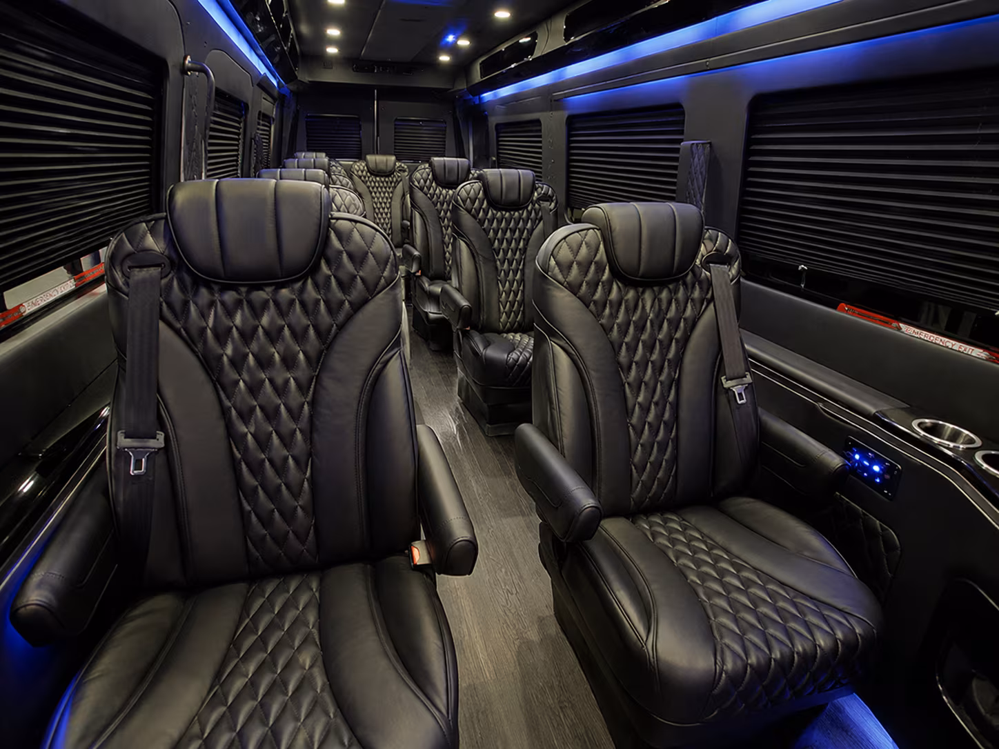 San Diego Corporate Transportation party bus exterior