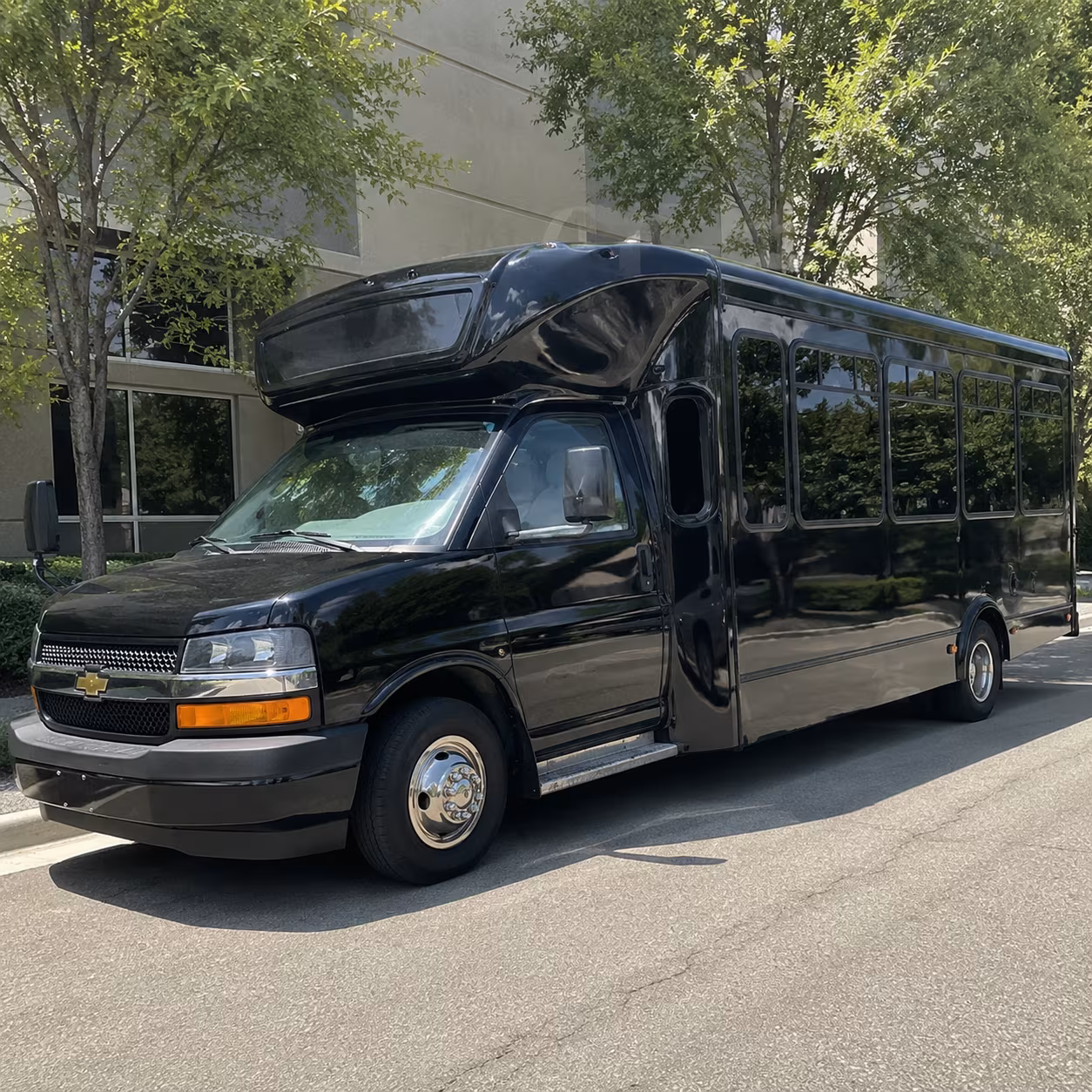 San Diego Prom & Homecoming Transportation party bus exterior