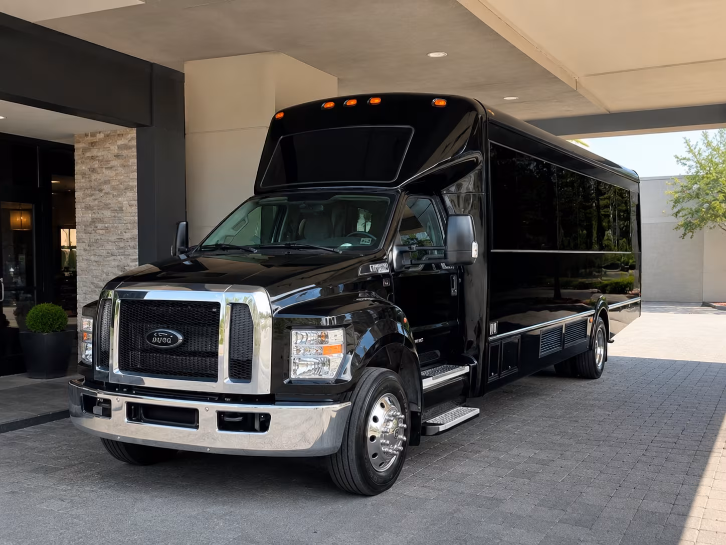 San Diego Prom & Homecoming Transportation party bus exterior