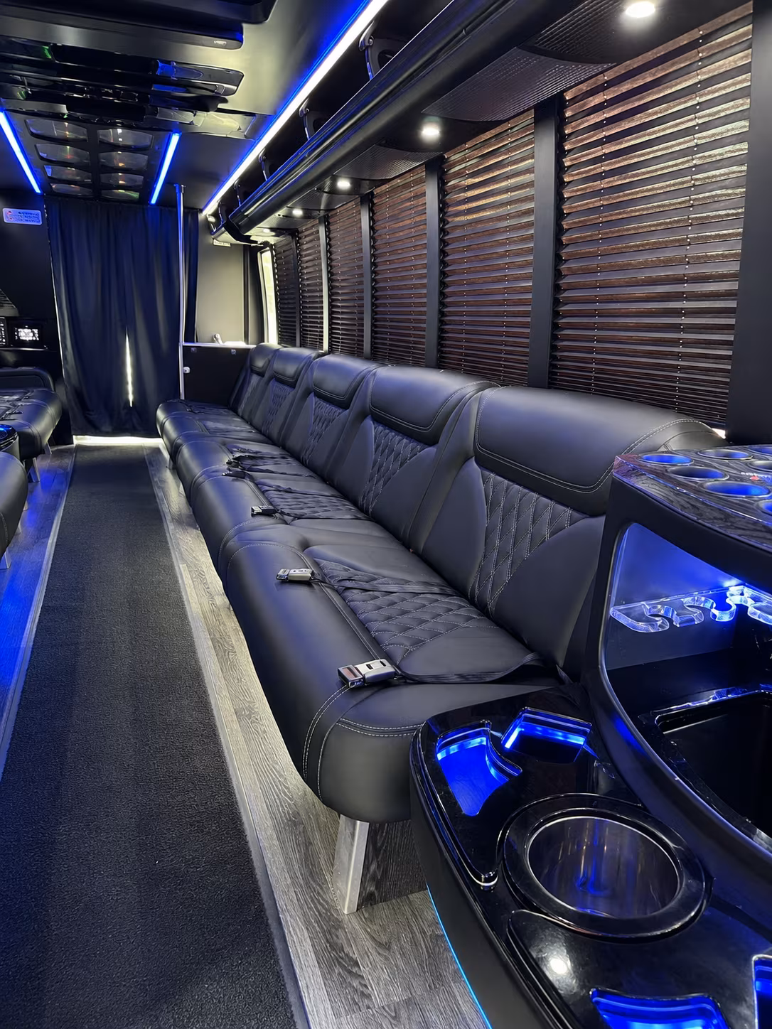 San Diego Prom & Homecoming Transportation party bus exterior