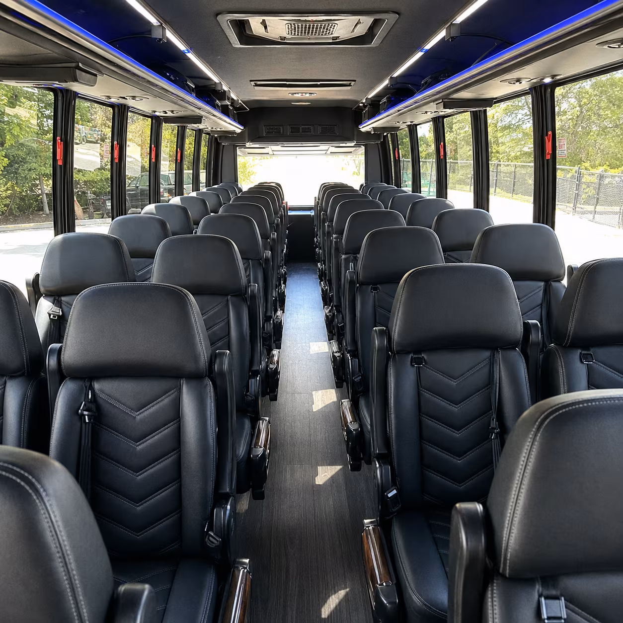 San Diego School Event Transportation onboard seating