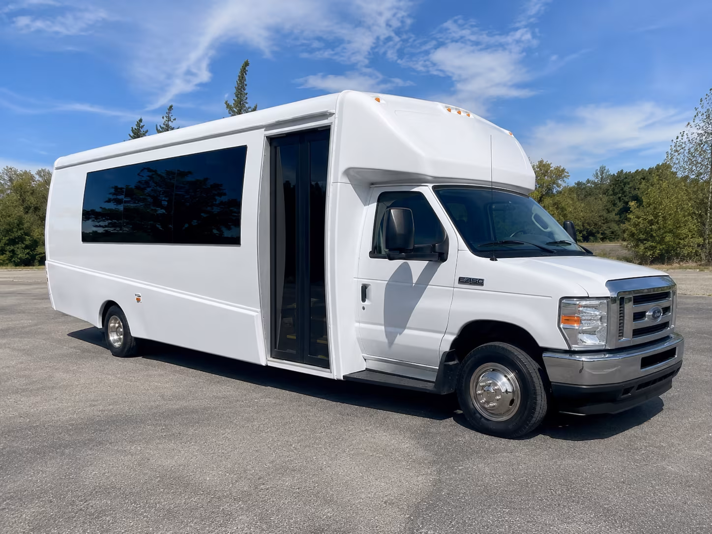 San Diego Sporting Event Transportation party bus exterior