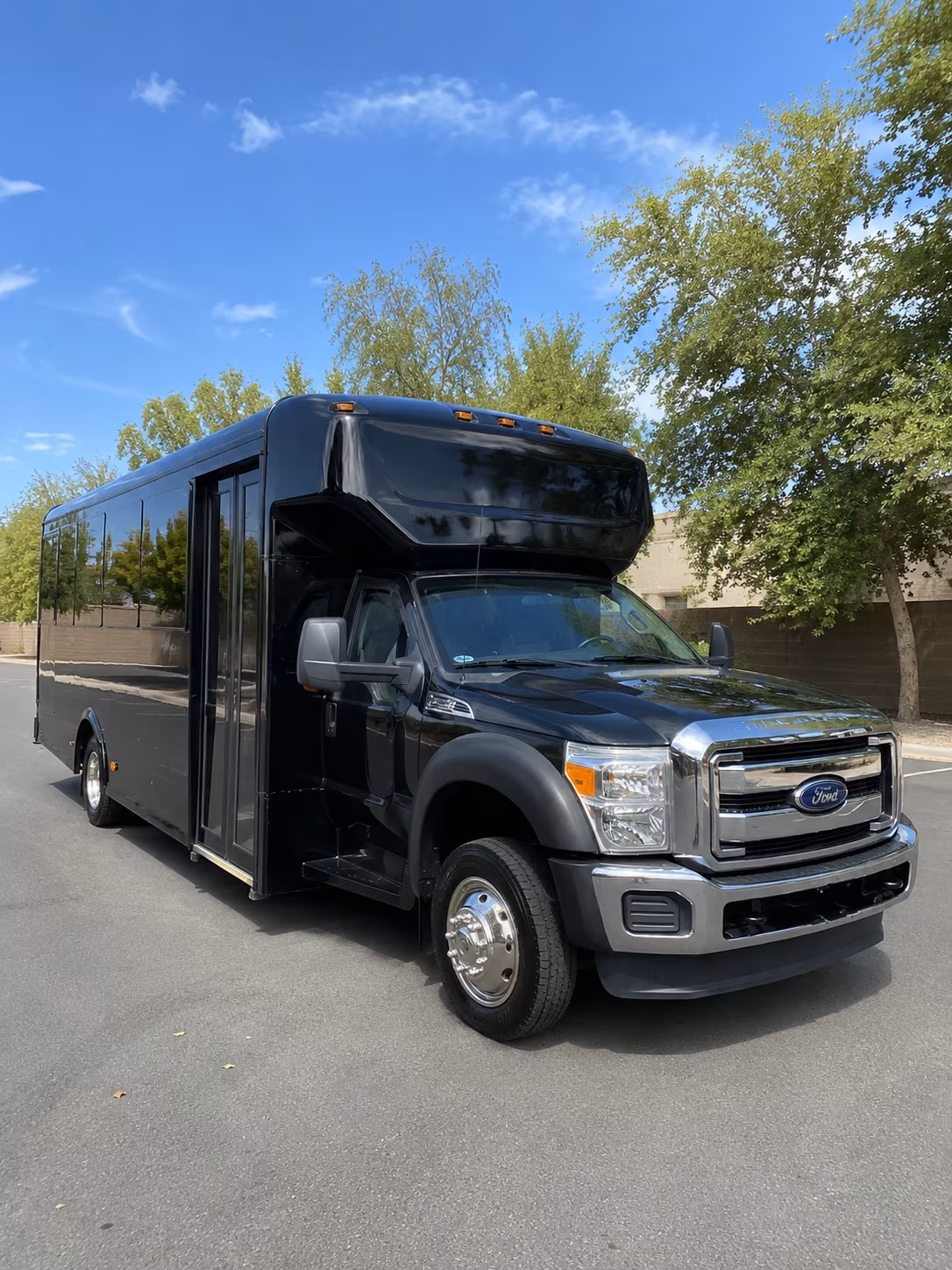 San Diego Sporting Event Transportation party bus exterior
