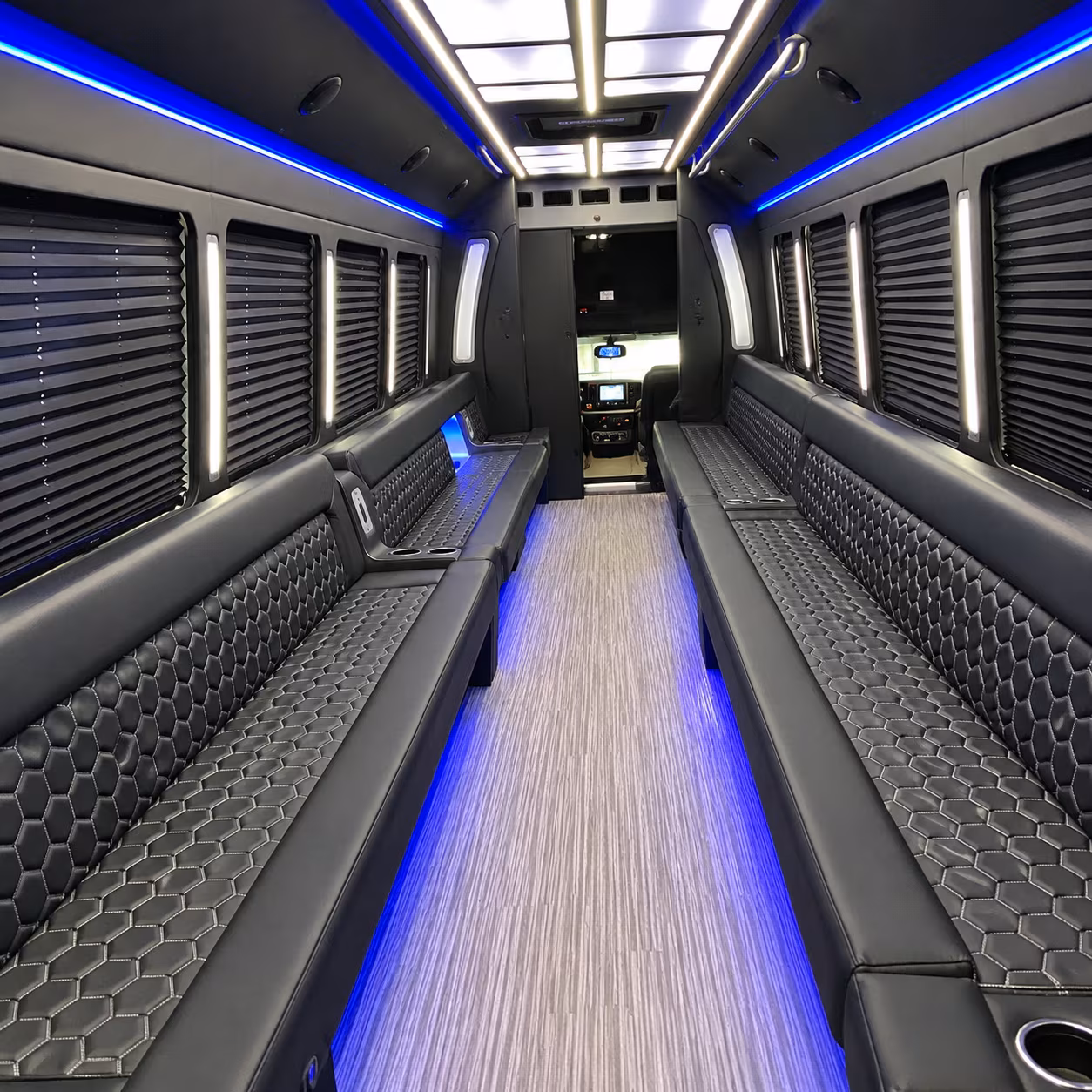 San Diego Sporting Event Transportation party bus exterior