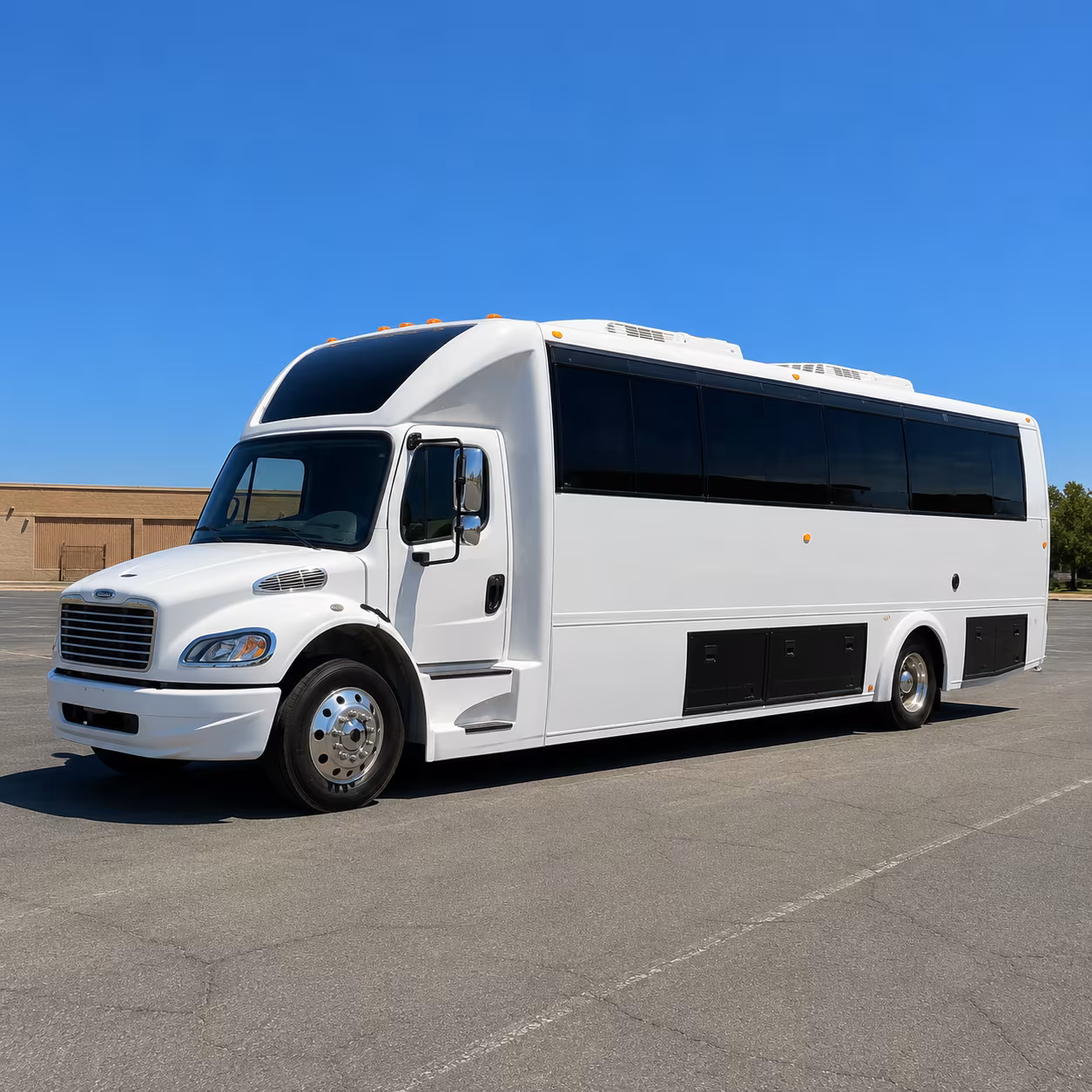 San Diego Wedding Transportation party bus exterior