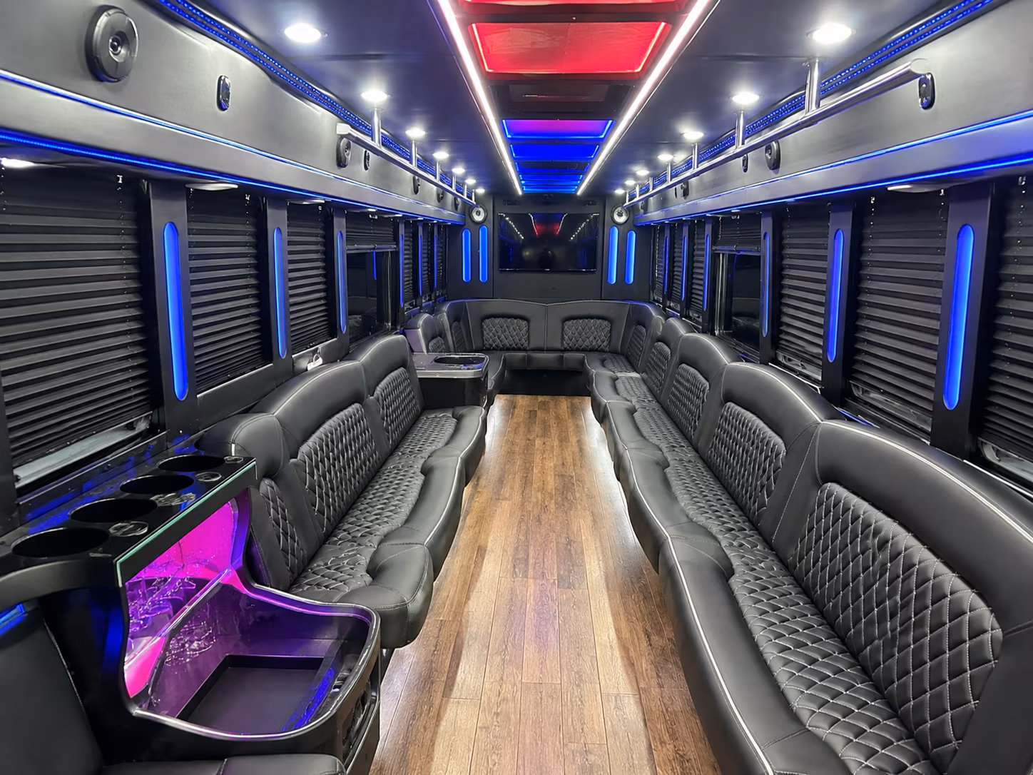 San Diego Wedding Transportation party bus exterior