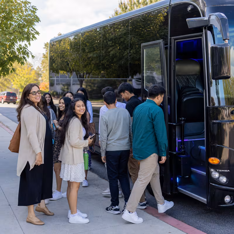San Diego School Transportation fleet vehicle