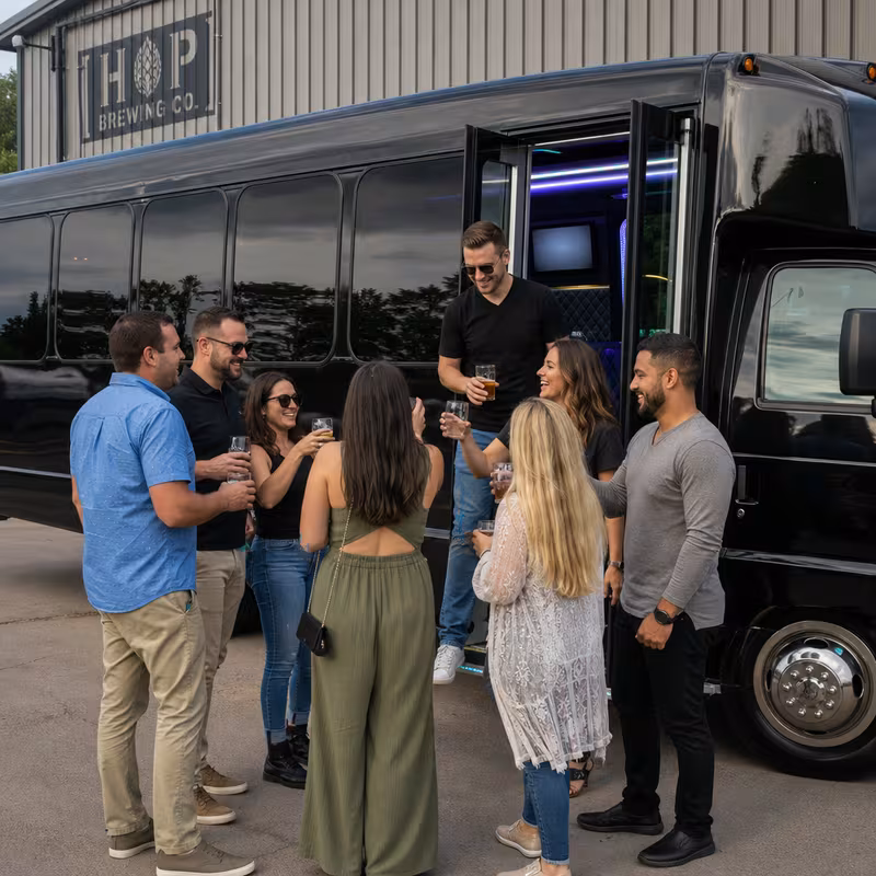 San Diego Winery & Brewery Tour Transportation fleet vehicle